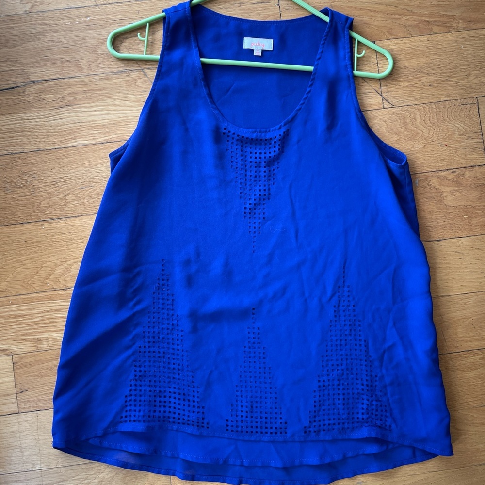 Blue Pixley Tank Top